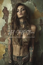 Digital Image Picture Photo Wallpaper Background  Desktop  Art Ai - Girl crush