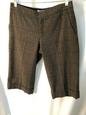 VTG NWT 70s Wool Tweed CHAIKEN Knickers Pants Long Shorts size 8 MINT
