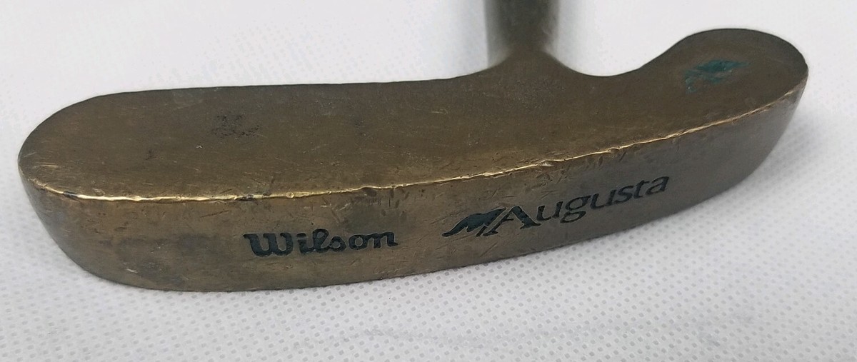 Putter Lame Vintage Wilson Augusta 35 Pouces – Laiton, Main Droite Ou Gauche