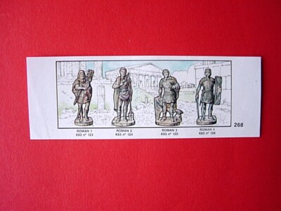 1992 EU RÖMER um 100-300 n. Chr.  BEIPACKZETTEL K 93 n.123-126