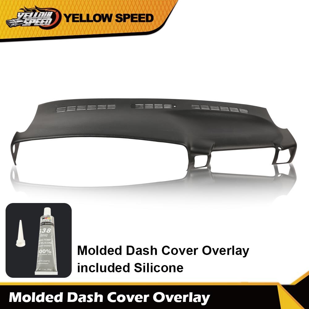 Molded Dash Cover Overlay Black Fit For 1999-2006 Chevy