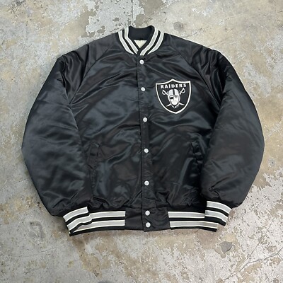 NFL Oakland Raiders ボンバージャケット Lサイズ ブラック mens-black-oakland-raiders-