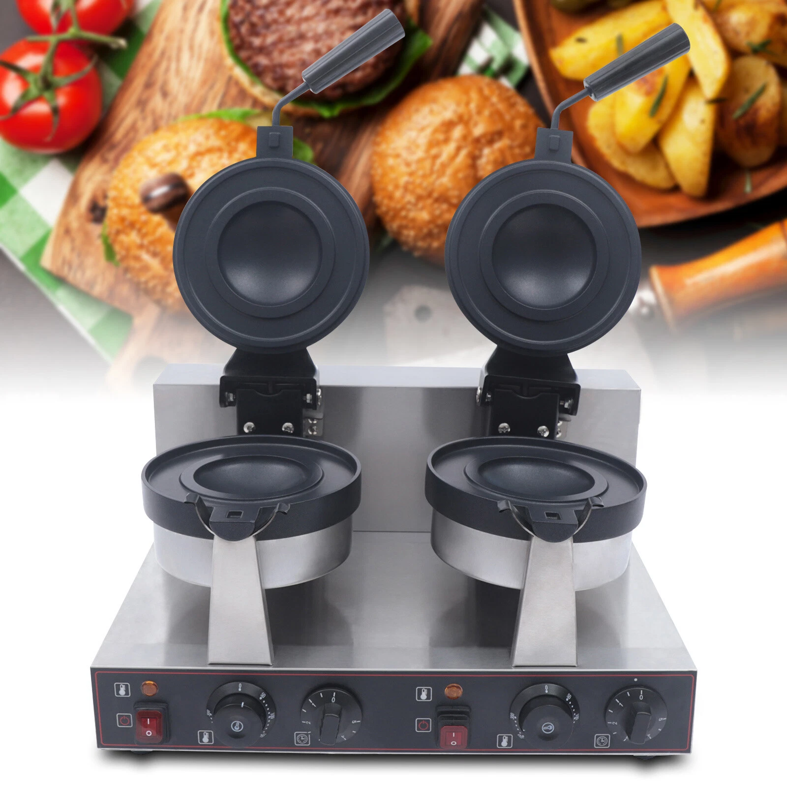 Hamburger Maker Burger Machine Ice Cream Waffle Maker Panini Press Baking