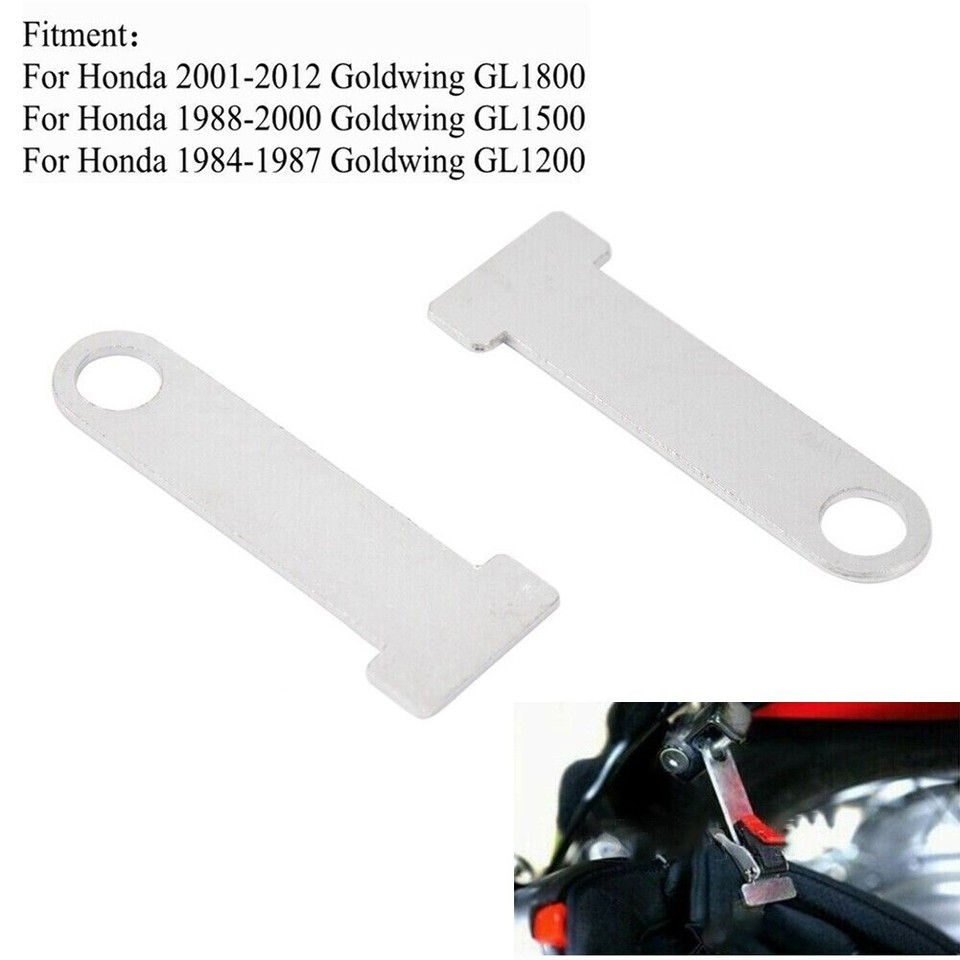 ChromeHelmet Strap DRing Lock Extension ForHondaGoldwing GL1800