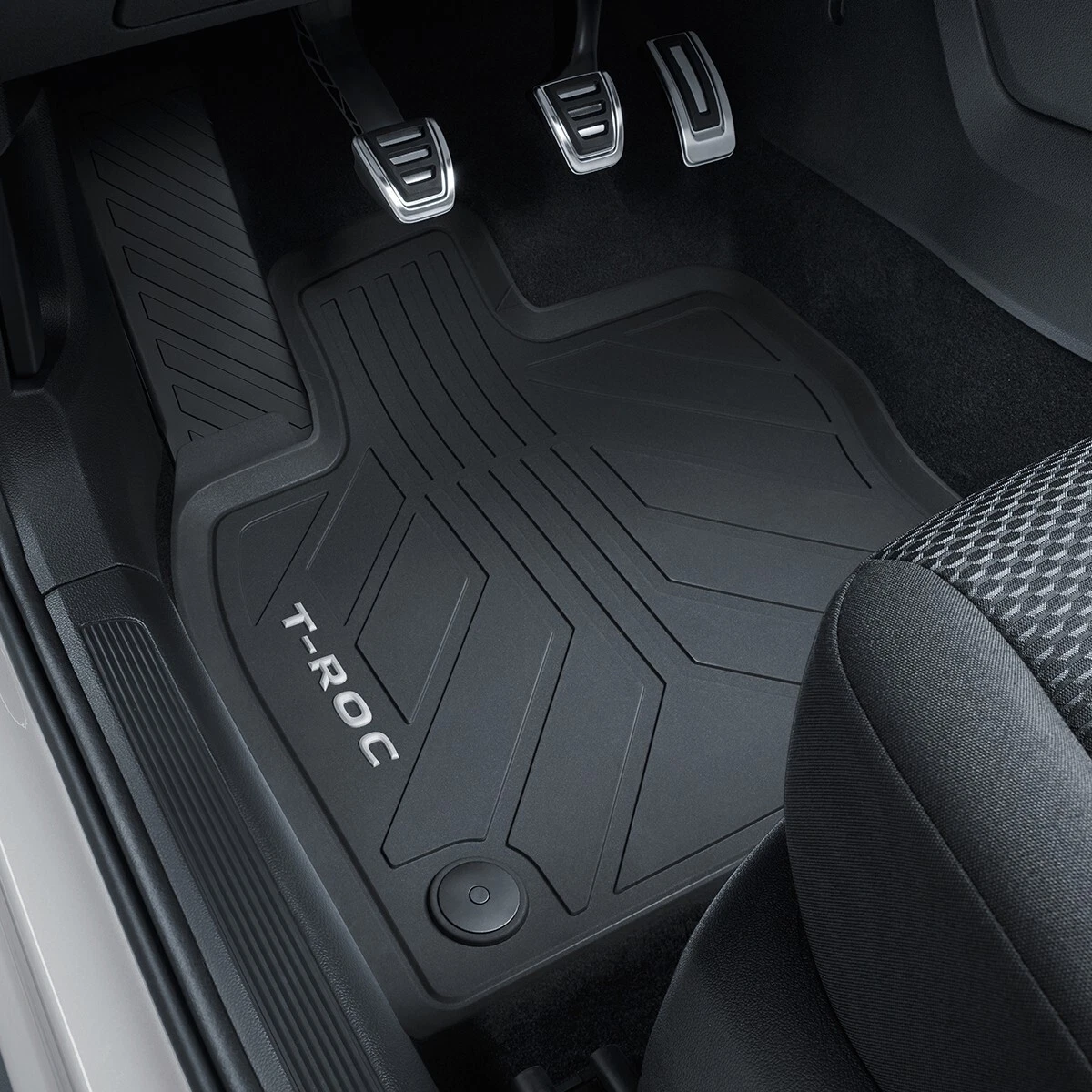Brand New Genuine Volkswagen T Roc Front Rubber Floor Mats RHD eBay