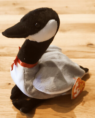 Ty Beanie Babies Loosy die Gans Sammlungsauflösung gut erhalten