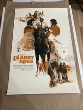 PLANET OF THE APES Poster MARC ASPINALL Screen Print MONDO 2016 Numbered 218/325