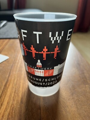 Original Trinkbecher/ Sammelbecher Kunststoff, Kraftwerk Konzert 2023 Karlsruhe