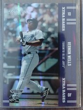 Vernon Wells 2005 Playoff Prestige Xtra Bases #'d084/100 Toronto Blue Jays #10