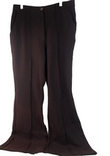 Womens Large Brown Knit High Waist Flare Leg Pants Urban Outfitters