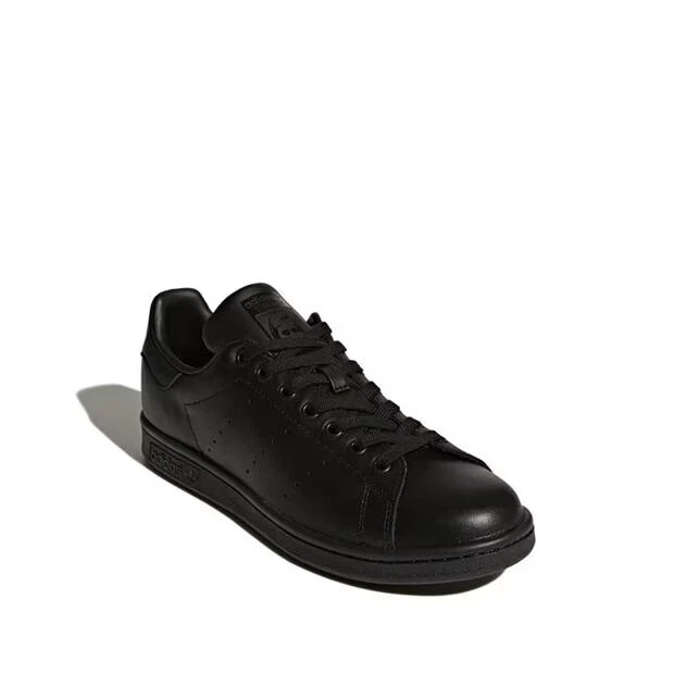 Adidas originals stan smith clearance leather trainers in black m20327