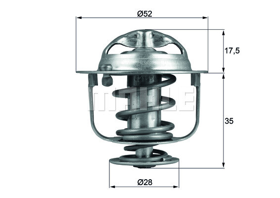 MAHLE TX 119 82D Thermostat, coolant for ACURA,HONDA,ROVER