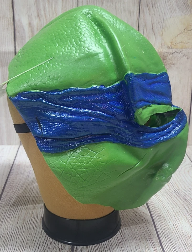 Rubies Teenage Mutant Ninja Turtles Adult Leonardo Halloween Mask Blue Green New - Image 2 of 4