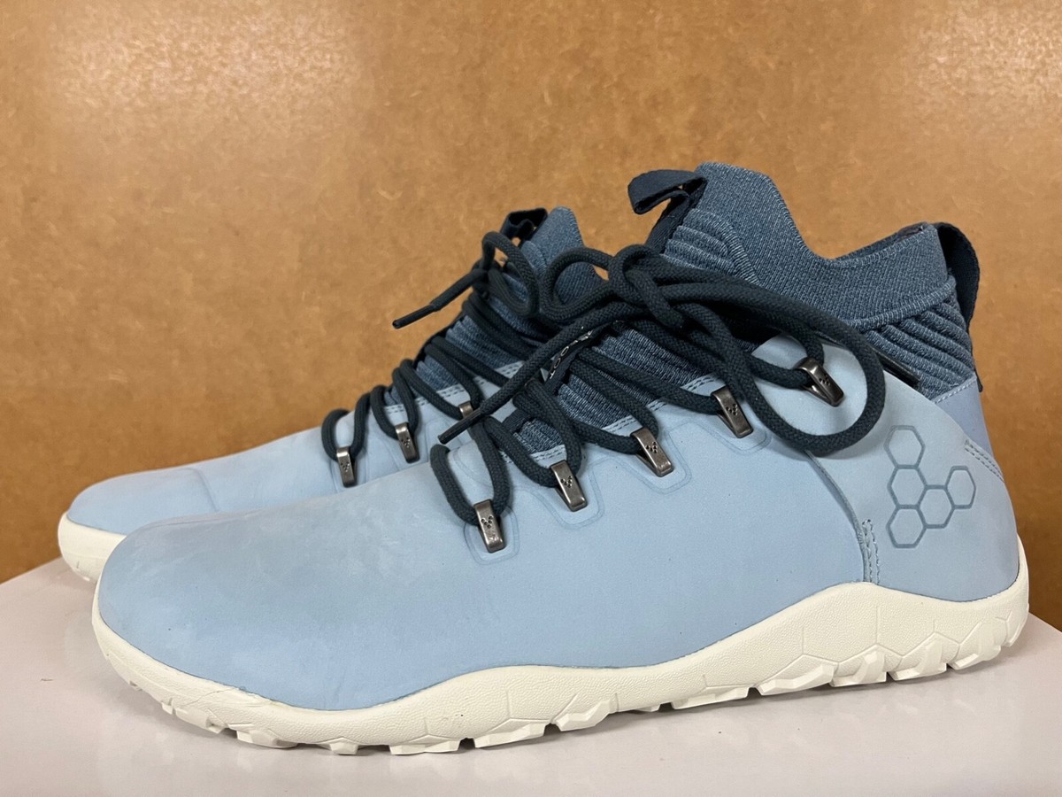 Vivobarefoot Magna FG Hiking Boots Leather Haze Blue 15 EU49 Minimalist  Barefoot
