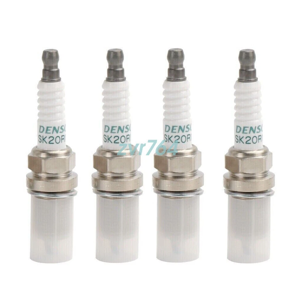 4pcs Genuine DENSO Iridium Spark Plugs OEM 90919-01210 SK20R11 3297 - Image 2 of 4