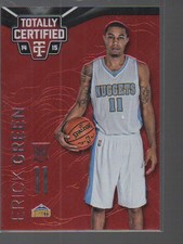 ERICK GREEN 2014-15 PANINI TOTALLY CERTIFIED RED ROOKIE CARD #171  /279