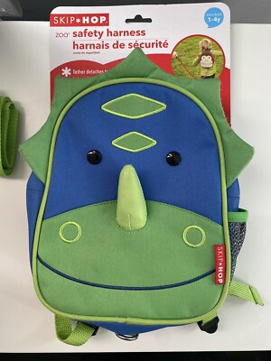 Skip Hop Zoo Dakota Dinosaur Backpack Safety Harness