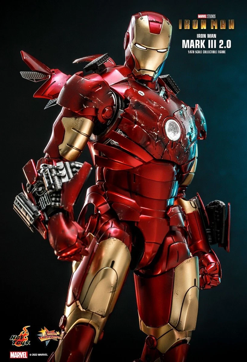 Hot Toys Marvel MMS664D48 Iron Man Mark III (2.0) 1/6 Diecast