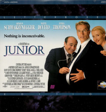 Junior Laserdisc, 1995 letterboxed edition Devito Schwarzenegger Thompson