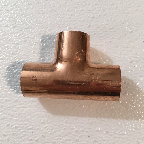 Eight (8) ~ One ( 1 ) inch Copper Tee Sweat Fittings