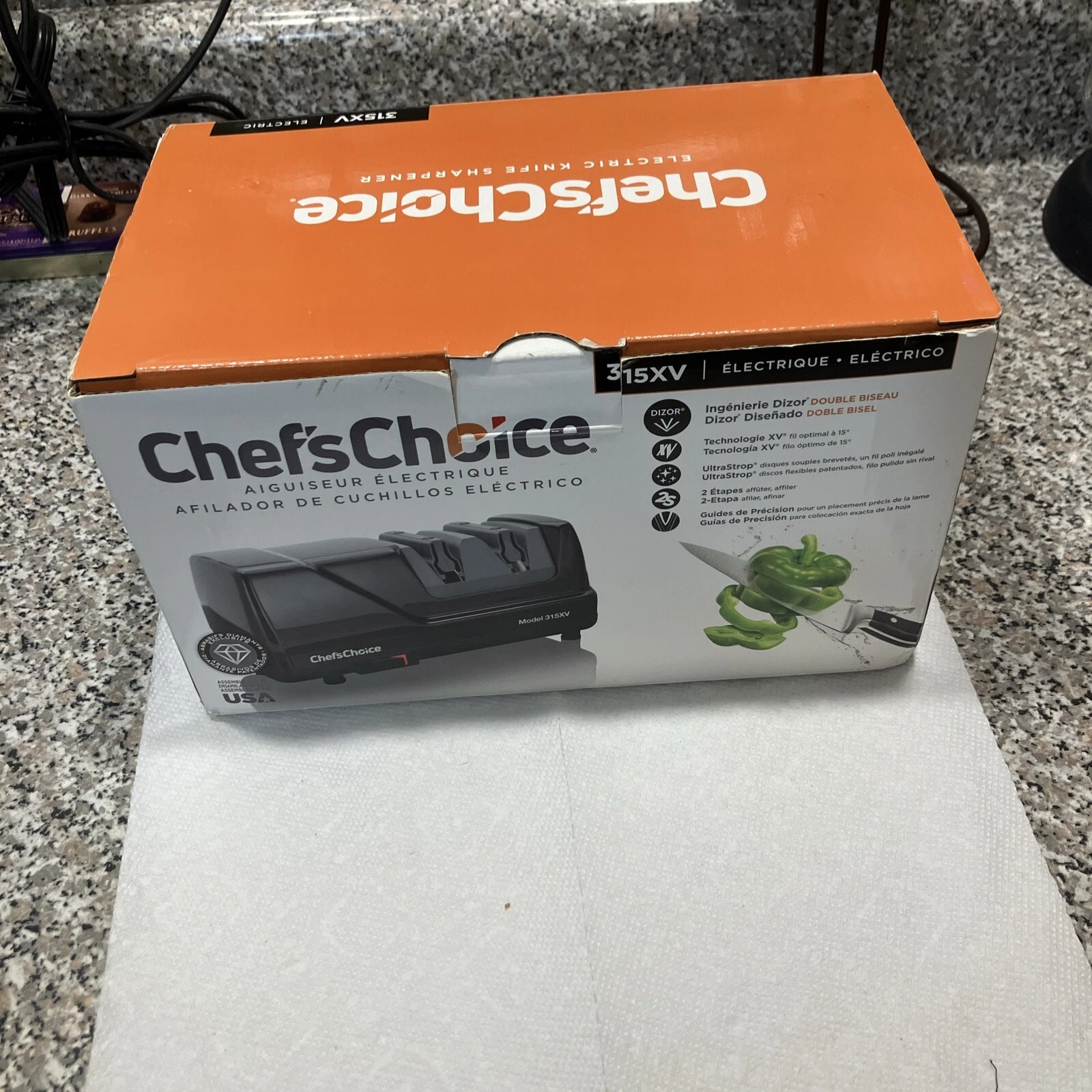 Chef'sChoice 315XV Professional 2 Stage Electric Knife Sharpener