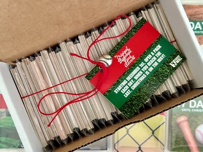 The Original Baseball Card Advent Calendar by Coach Will - 24 Days to Christmas