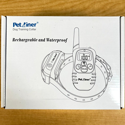 Petainer Dog Training Collar System Rechargeable Water-Resistant