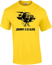 Johnny 5 is alive - Short Circuit - 80's T-Shirt