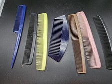 Vintage Combs Lot Of 7 Hair Detangler Rat Tail