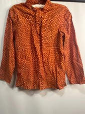 Fabindia Embroidered Kurta Tunic Top Green/Blue Cotton Kid  s 3-4 Y