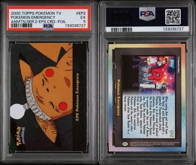 2000 TOPPS POKEMON TV ANIMATION SER 2 EPISODE CARDS #EP2 POKEMON EMERGENCY PSA 5 2000 TOPPS POKEMON TV ANIMATION SER 2 EPISODE CARDS #EP2 POKEMON EMERGENCY PSA 5