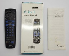 Vintage Radio Shack 6 in 1 Remote Control Cat. No. 15-1923 new in open box