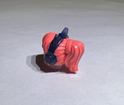 Lego Hair Wig W/ Accessory Cat Headphones Pink Earth Blue No 8
