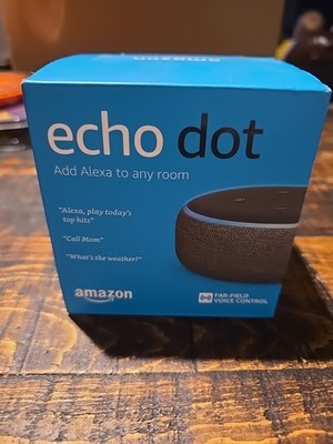 Amazon Echo Dot (3rd Generation) Smart Speaker - Charcoal for sale