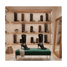 Women Gold Boot Chain Shoe Bracelet Anklet Fancy Flower Charm Prom Dance