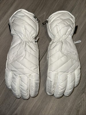 Ski Handschuhe Zanier AURACH. GTX Skihandschuhe Damen Gr. 8 Gore Tex in weis