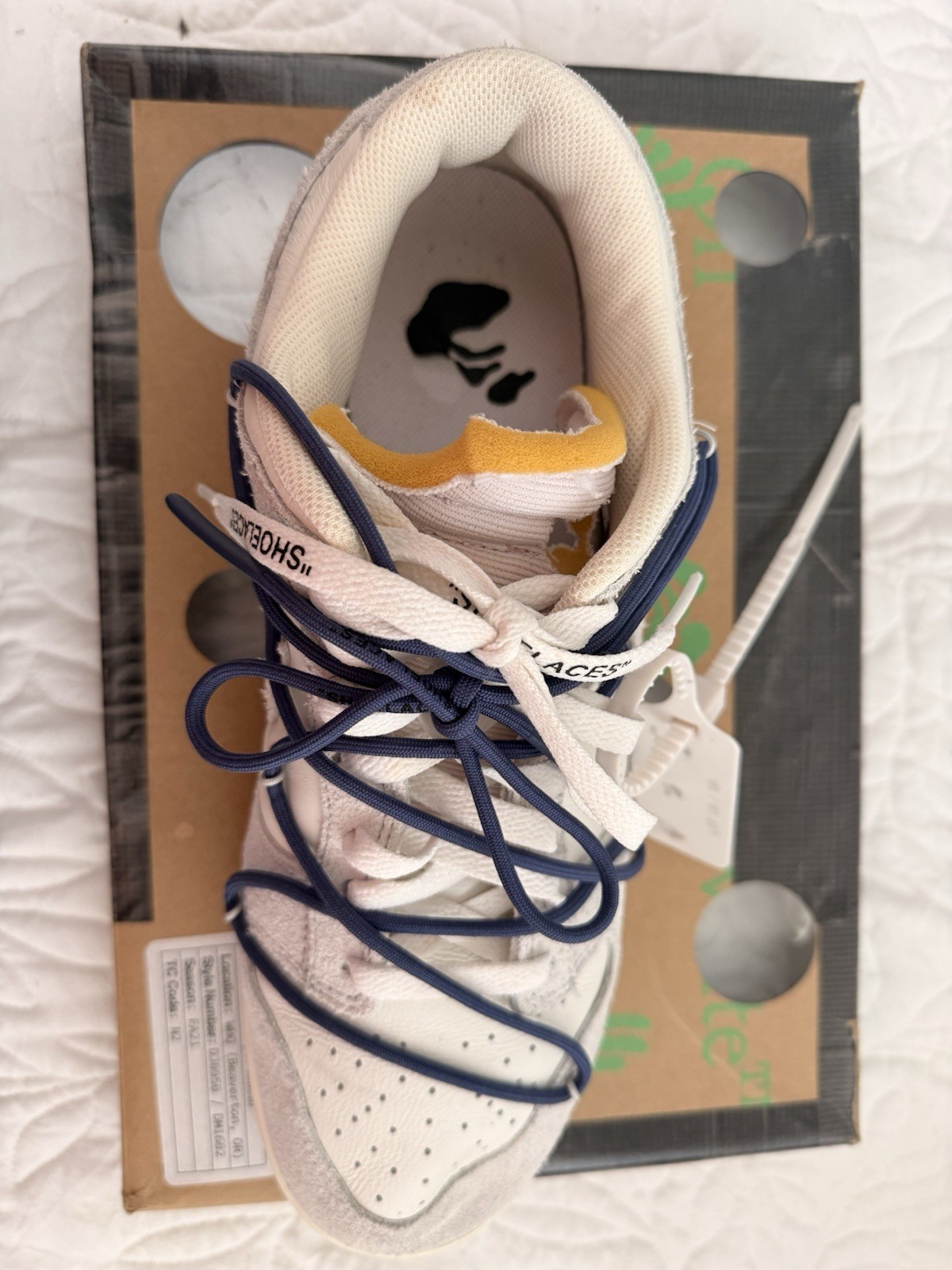 Nike Off-White x Dunk Low Sail/Neutral Grey Lot 18 of 50 DJ0