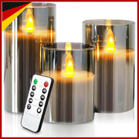 Led Kerzen Flackernde Flamme Mit Timer Fernbedienung 10-15Cm Deko Geschenk
