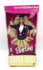 New Vtg 1995 Barbie Super Talk Doll 14308 Battery Operated Over 100,000 Sayings