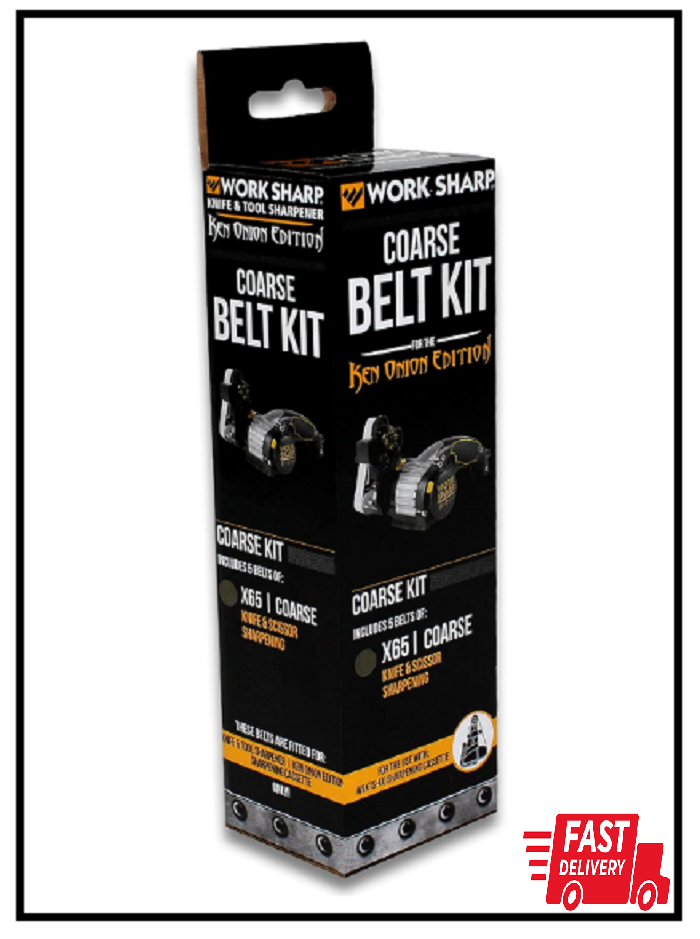 Work Sharp WSSAKO81118 Coarse Grit Belt Kit for Ken Onion Edition