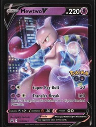 Mewtwo V SWSH223 Sword & Shield Black Star Promo Holo Card