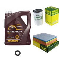 Mann Inspektionspaket 5L Mannol Energy 5W-30 FüR Ford Street KA 1.6 1.6I