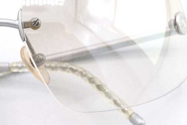 CHANEL 4035 Light Grey Clear Gradient Rimless Sun… - image 7