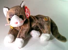 Vintage Ty Kitty Cat named Cappuccino Beanie Baby of the Month May 2003