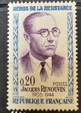 Timbre Stamp - 1961 - YT 1288 - Jacques Renouvin - NEUF ** MNH