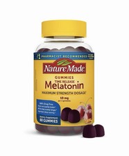 Nature Made Melatonin - 10mg Time Release 60 Ct Gummies - 1 Pack Exp 04/26