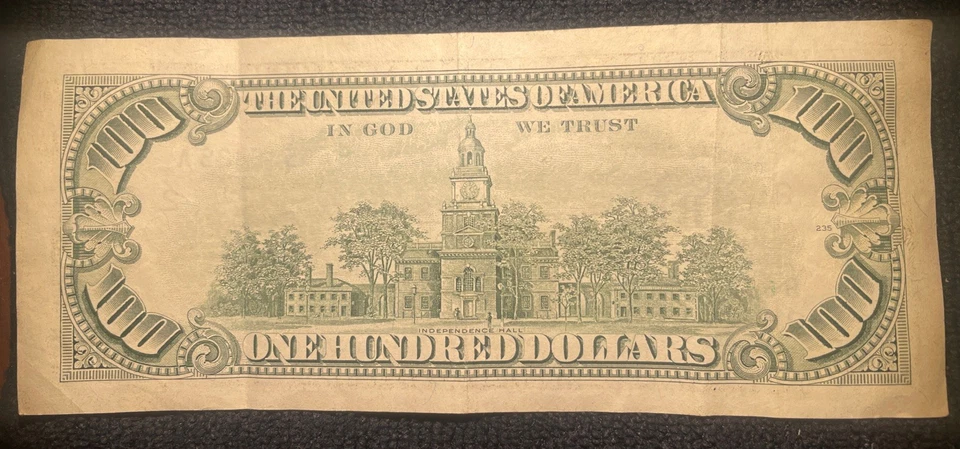 Series 1993 $100 Federal Reserve Note. New York Federal Reserve Bank. - Image 2 of 2