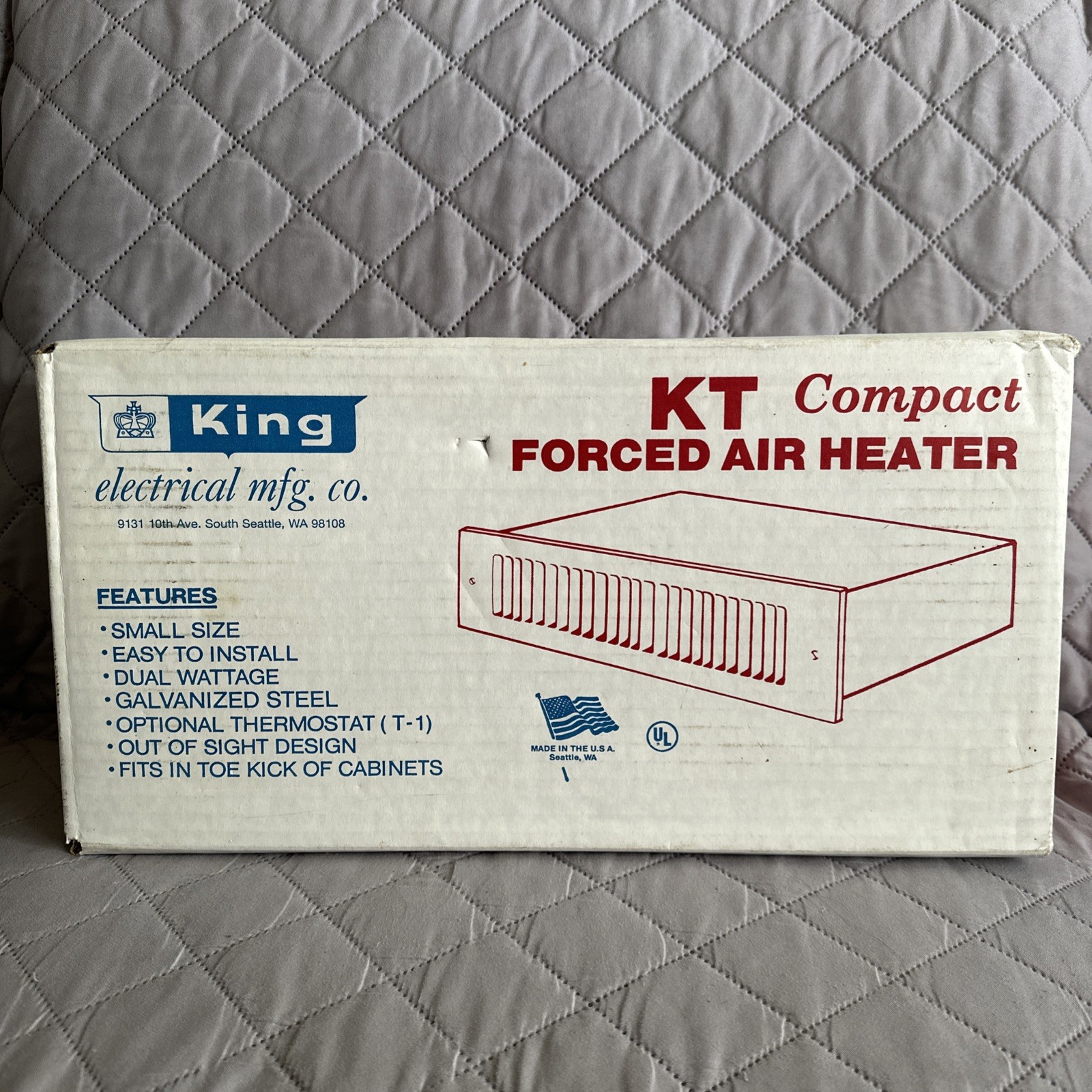 King Electric KT 120-Volt 1500-Watt Multi-Watt Electric Kick
