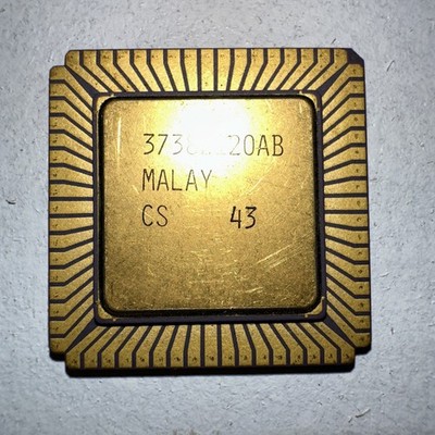 (1pc) Intel  R80286-12 CPU/Microprocessor  12.5 MHz; 68 pin ceramic