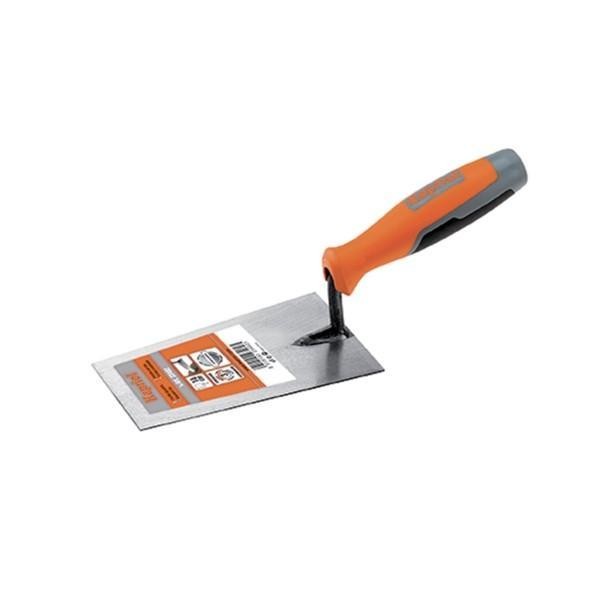 KAPRIOL - CAZZUOLINO PUNTA QUADRA IN ACCIAIO CON MANICO PROGRIP CM. 14